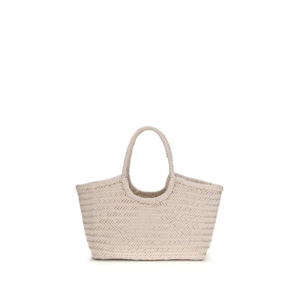 Dragon Diffusion Buffalo Leather Shoulder Bag Women Beige Shoulder Bags